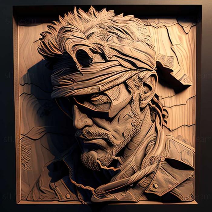 3D модель Тверда змія з Metal Gear (STL)